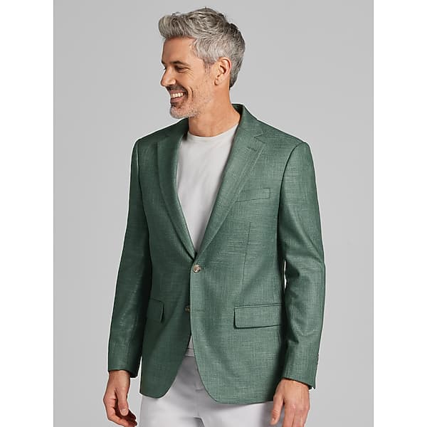 Wilke-Rodriguez Men's Modern Fit Sport Coat Light Green - Size: 54 Regular TMW17FN54235