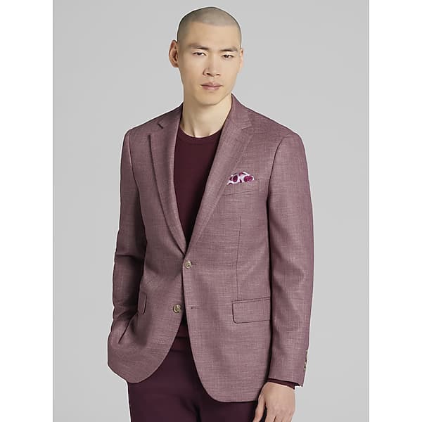 Wilke-Rodriguez Men's Modern Fit Sport Coat Rose - Size: 50 Regular TMW17FN50245
