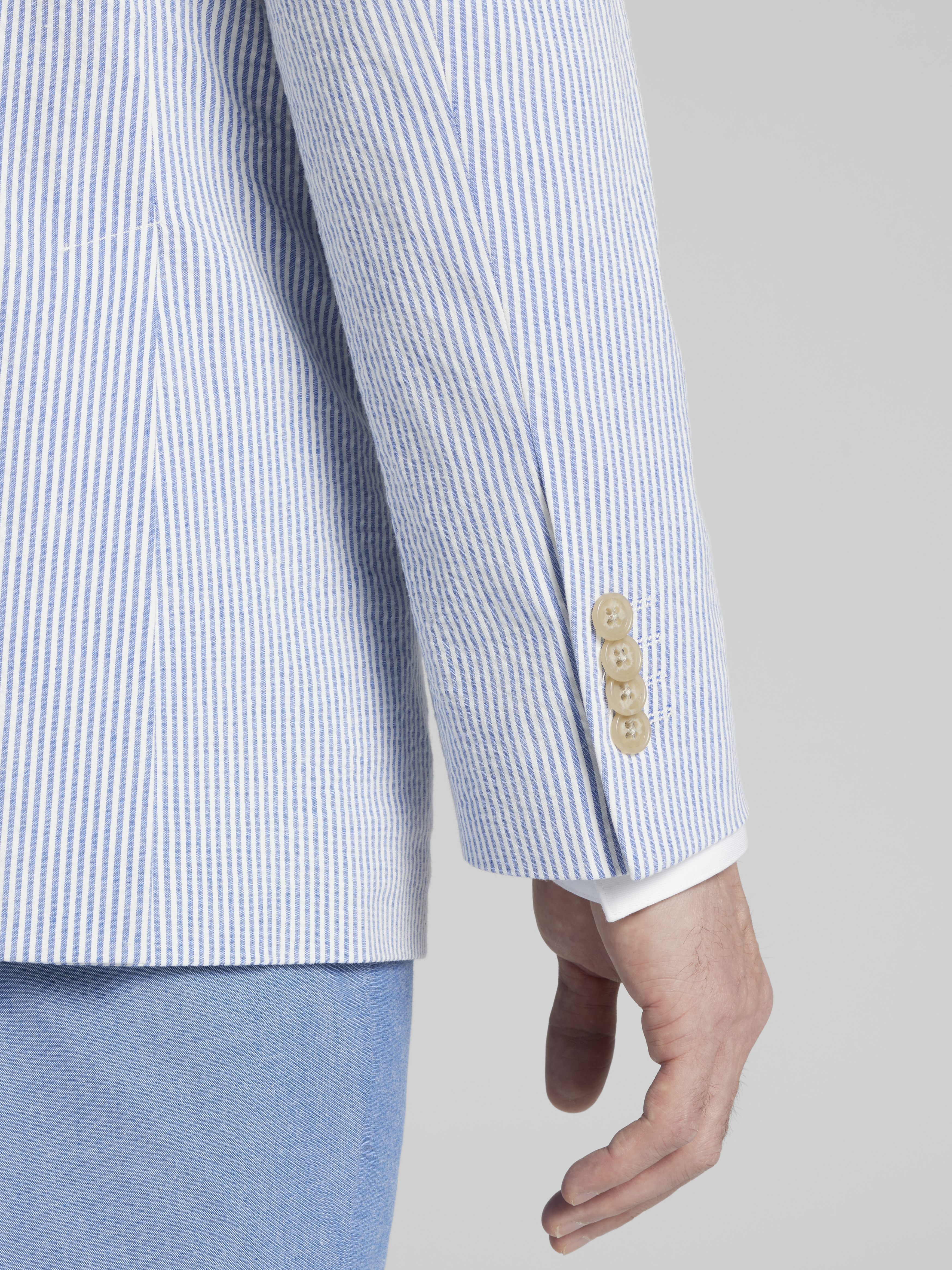 Modern Fit Seersucker Sport Coat