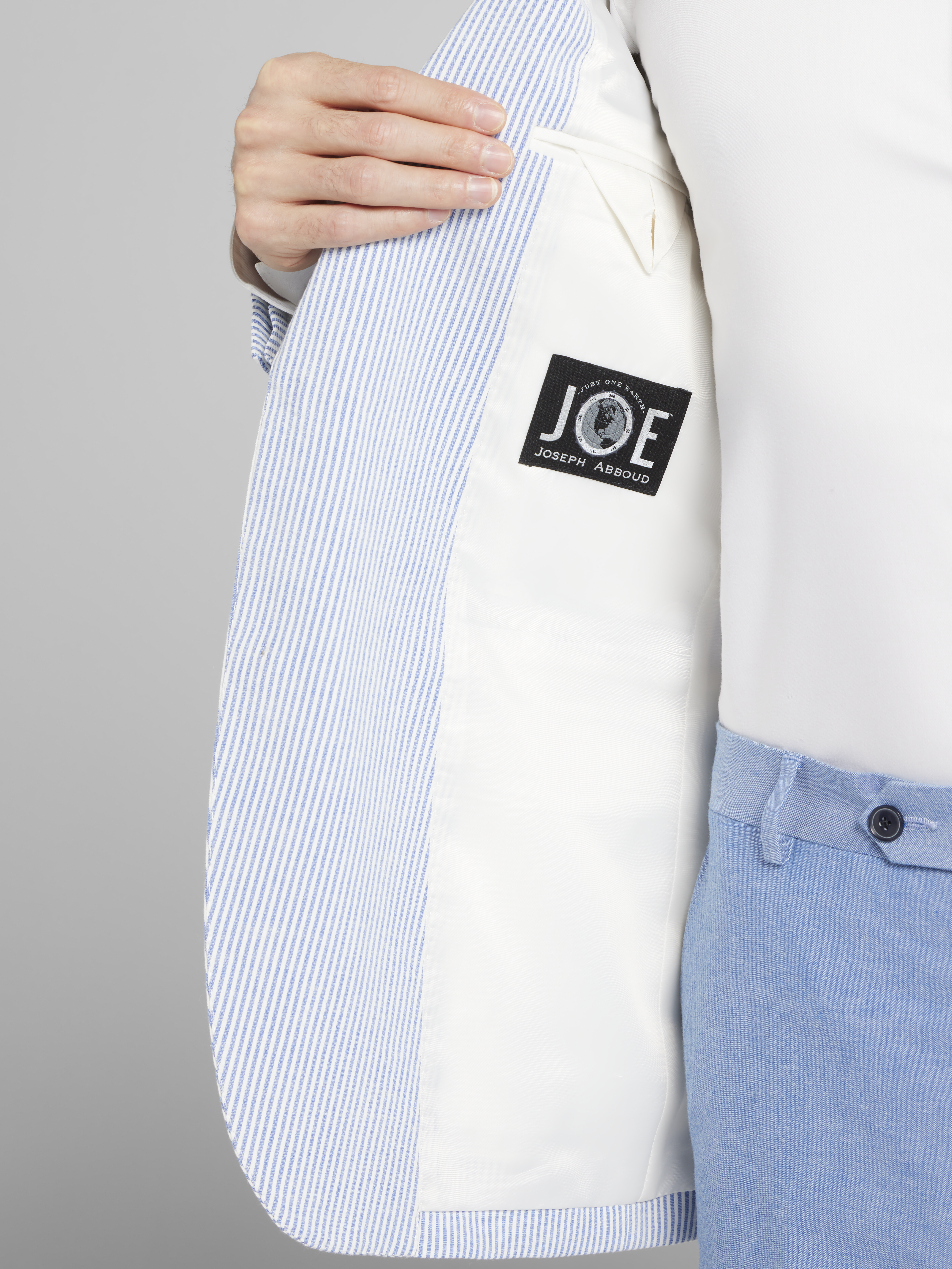 Modern Fit Seersucker Sport Coat