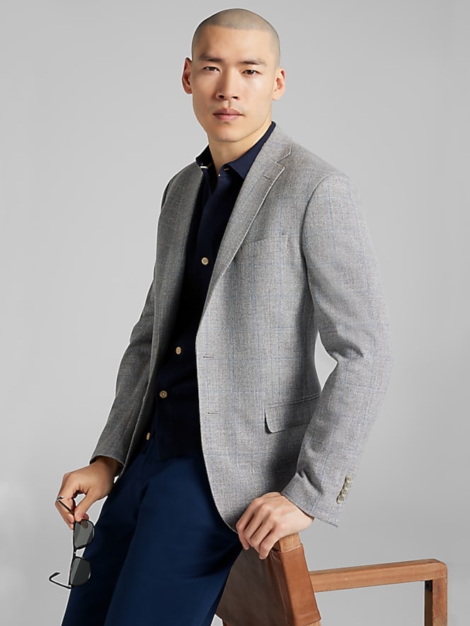 JOE Joseph Abboud Slim Fit Windowpane Sport Coat