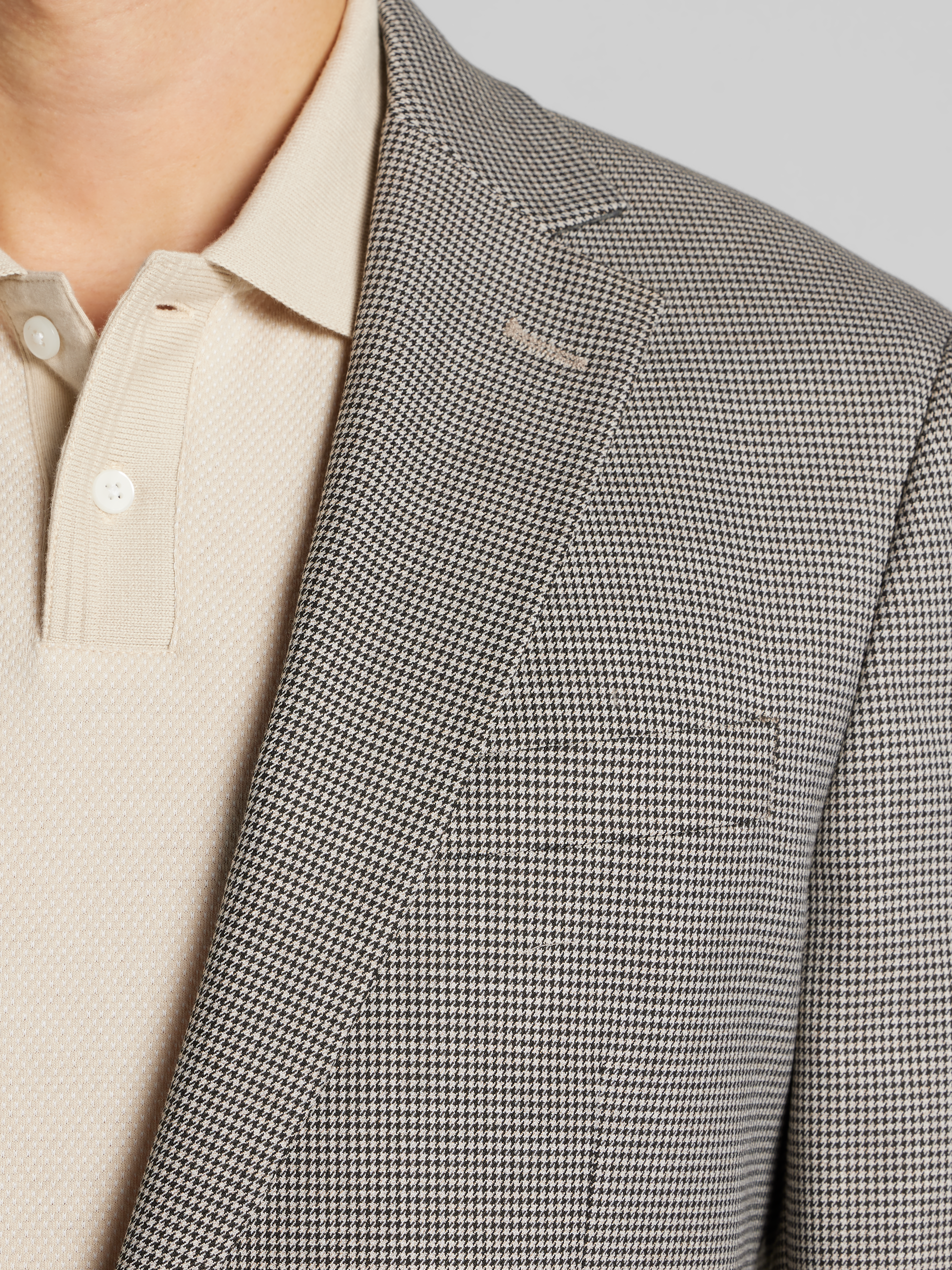 Modern Fit Houndstooth Sport Coat