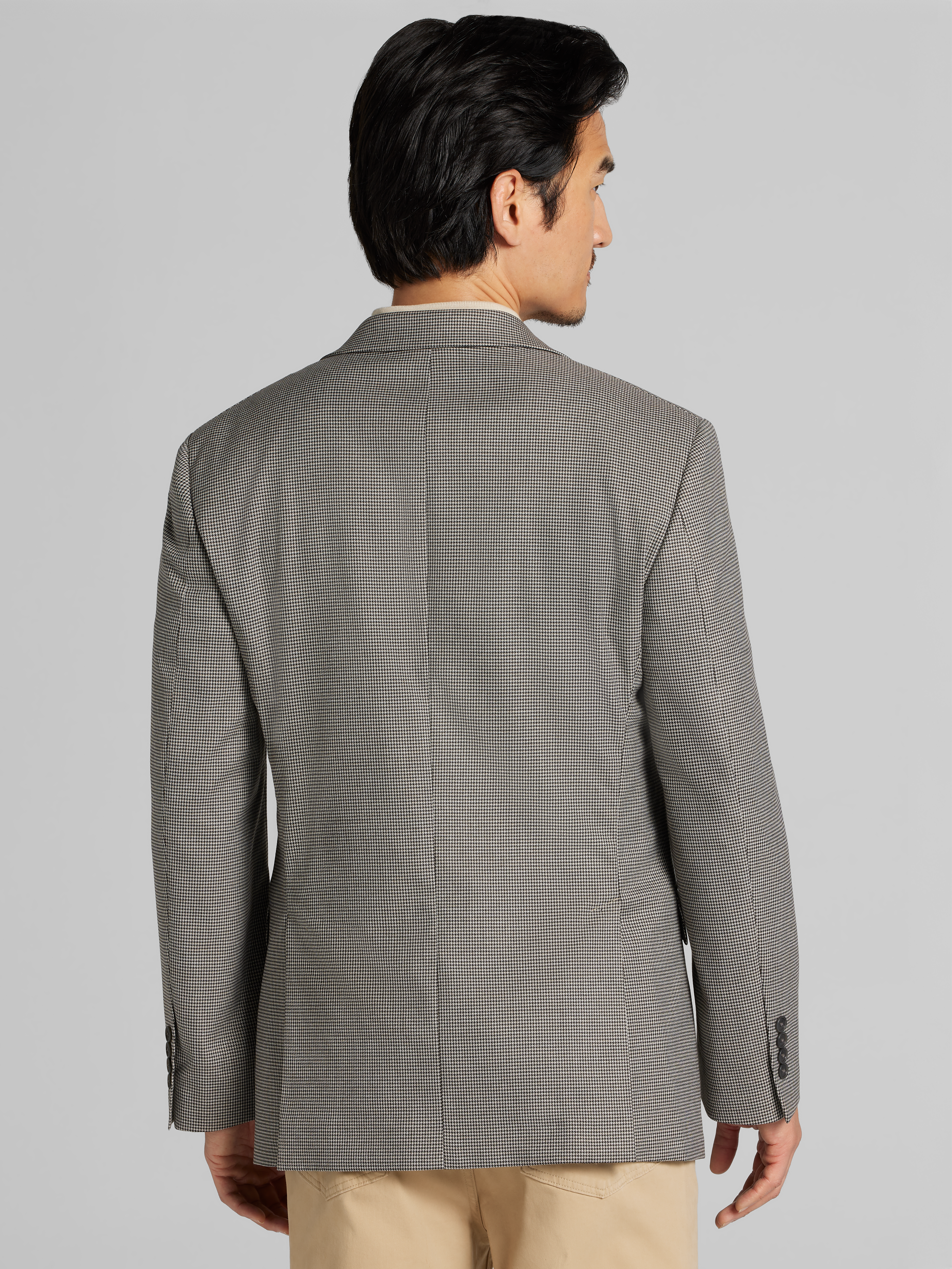 Modern Fit Houndstooth Sport Coat