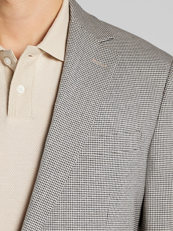 Wilke-Rodriguez Modern Fit Houndstooth Sport Coat