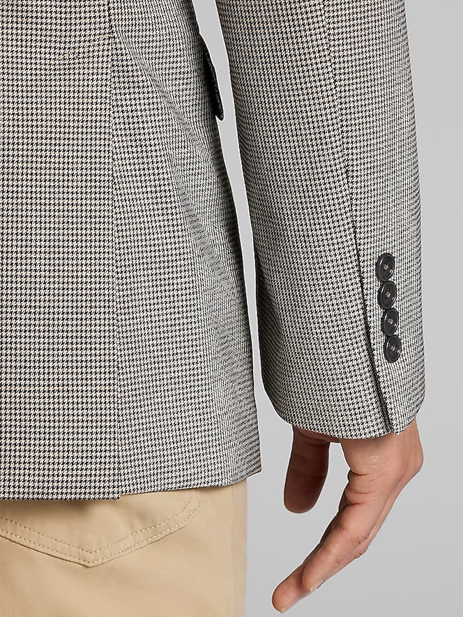 Wilke-Rodriguez Modern Fit Houndstooth Sport Coat