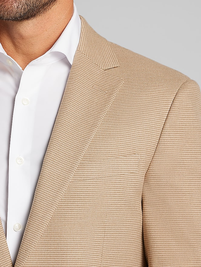 Wilke-Rodriguez Modern Fit Houndstooth Sport Coat