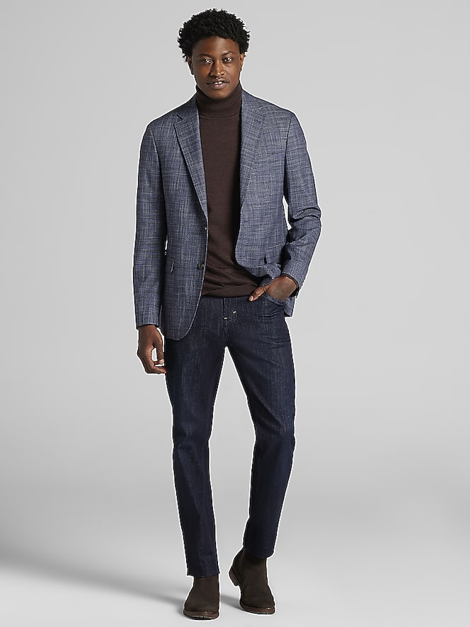 Joseph Abboud Classic Fit Plaid Sport Coat