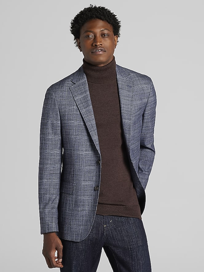 Joseph Abboud Classic Fit Plaid Sport Coat
