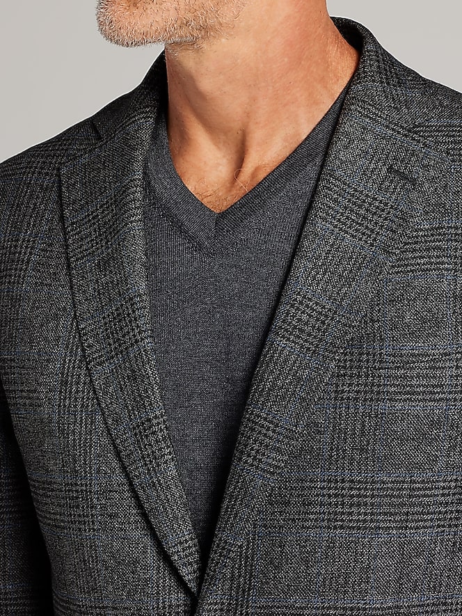 Wilke-Rodriguez Modern Fit Plaid Sport Coat