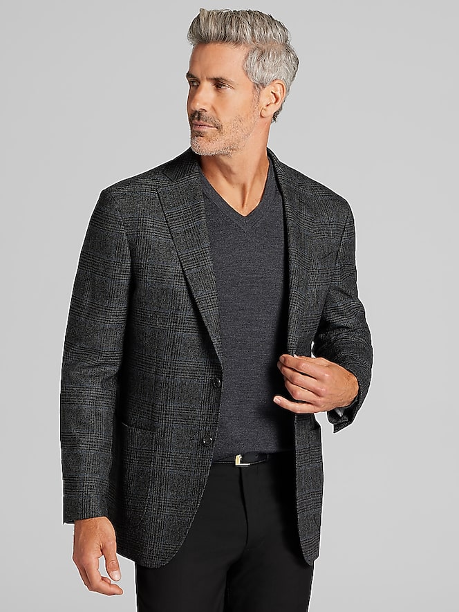 Wilke-Rodriguez Modern Fit Plaid Sport Coat