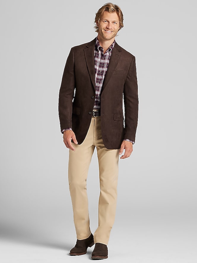 Wilke-Rodriguez Modern Fit Faux Suede Sport Coat