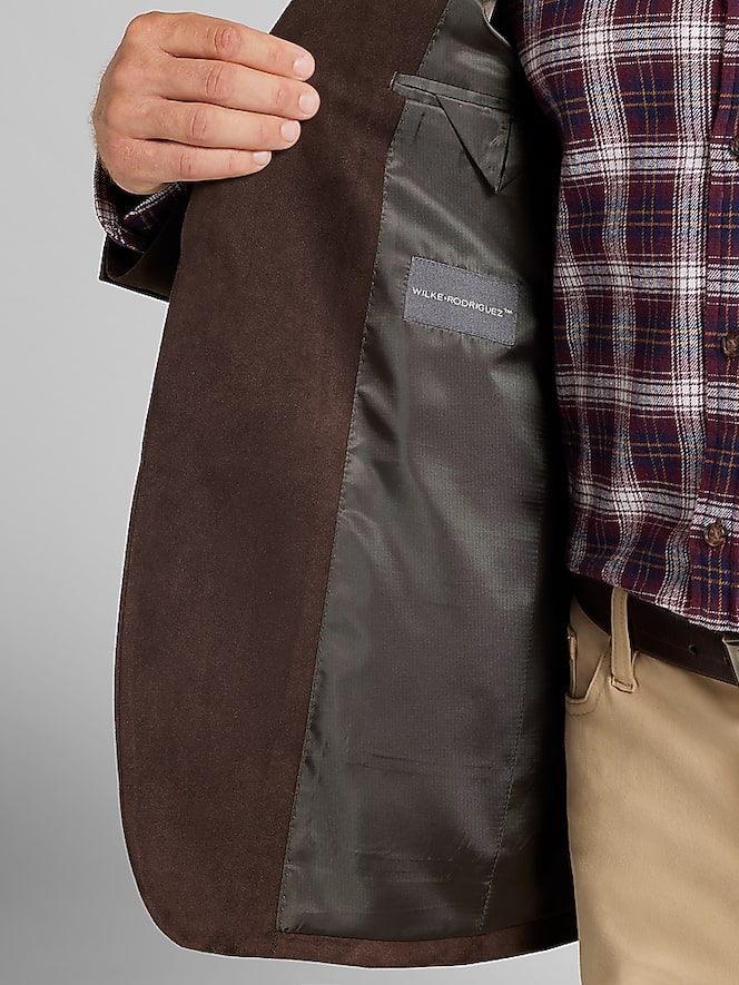 Wilke-Rodriguez Modern Fit Faux Suede Sport Coat