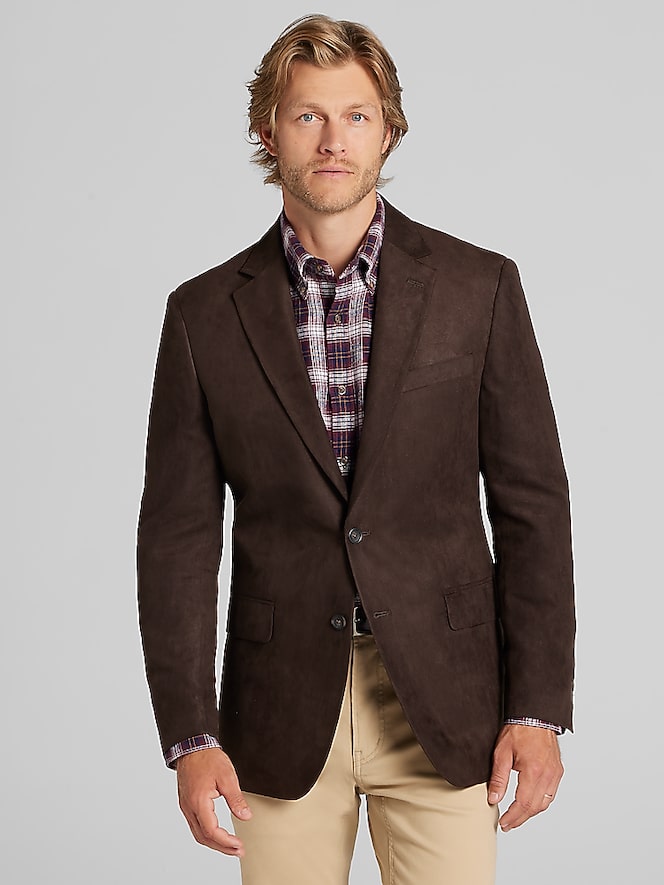 Wilke-Rodriguez Modern Fit Faux Suede Sport Coat
