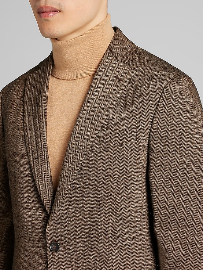 Wilke-Rodriguez Modern Fit Herringbone Jacket