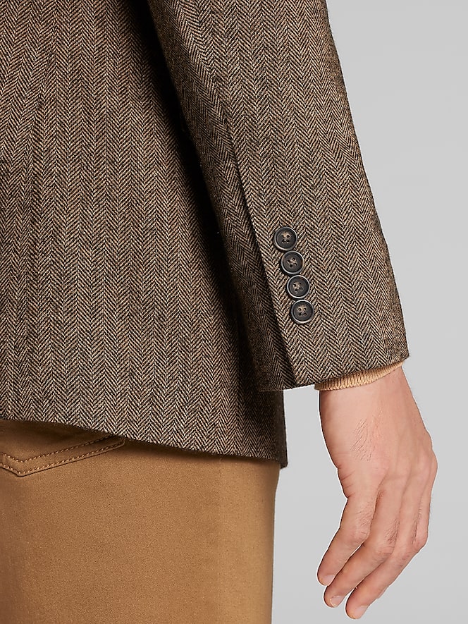 Wilke-Rodriguez Modern Fit Herringbone Jacket