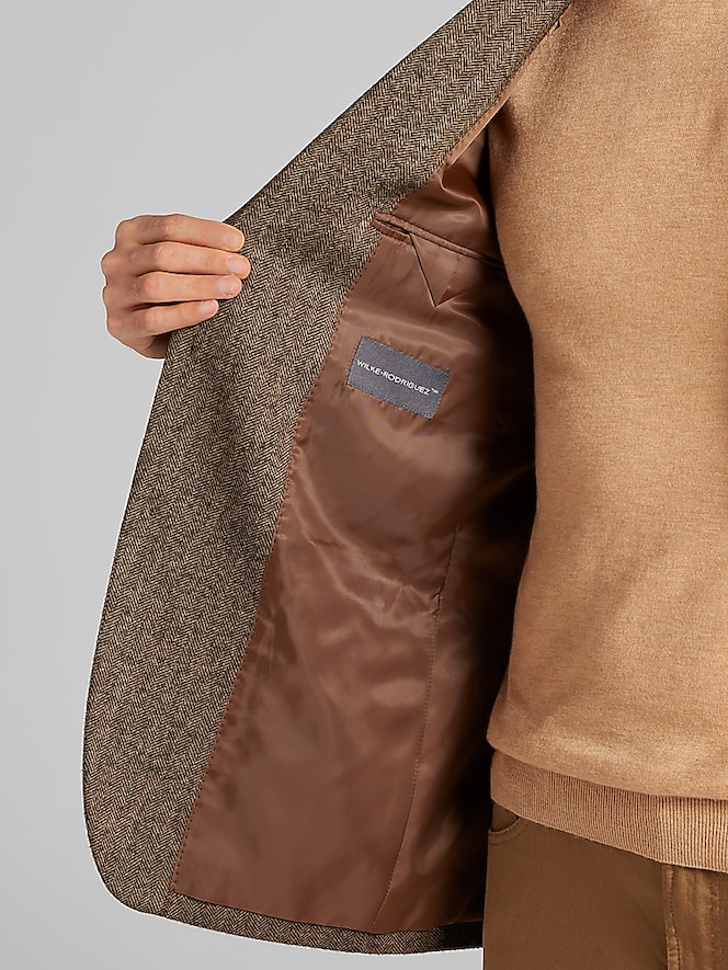 Wilke-Rodriguez Modern Fit Herringbone Jacket