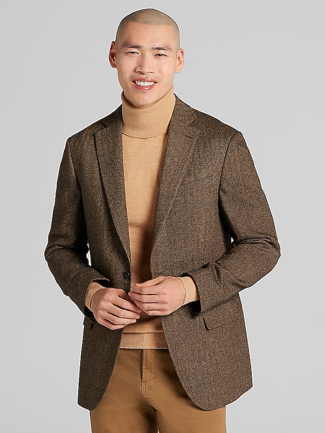 Wilke-Rodriguez Modern Fit Herringbone Jacket