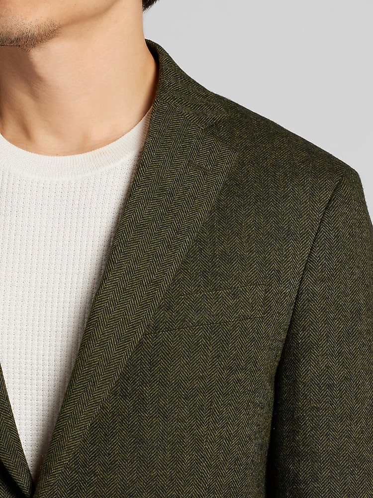 Wilke-Rodriguez Modern Fit Herringbone Jacket | Sport Coats