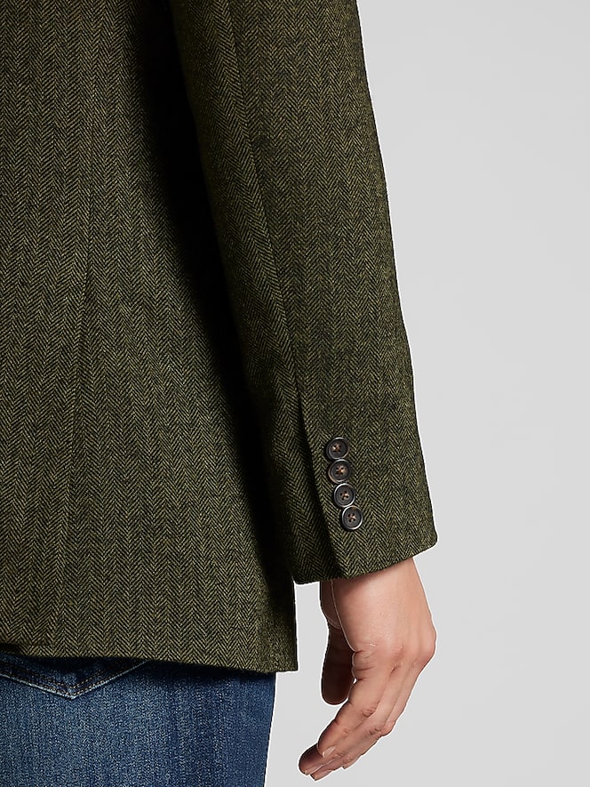 Wilke-Rodriguez Modern Fit Herringbone Jacket
