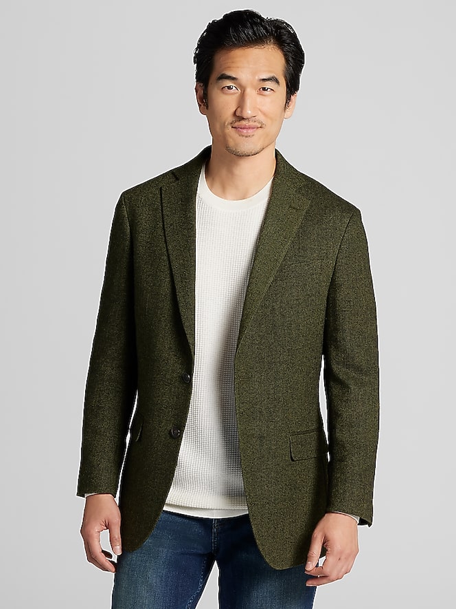 Wilke-Rodriguez Modern Fit Herringbone Jacket
