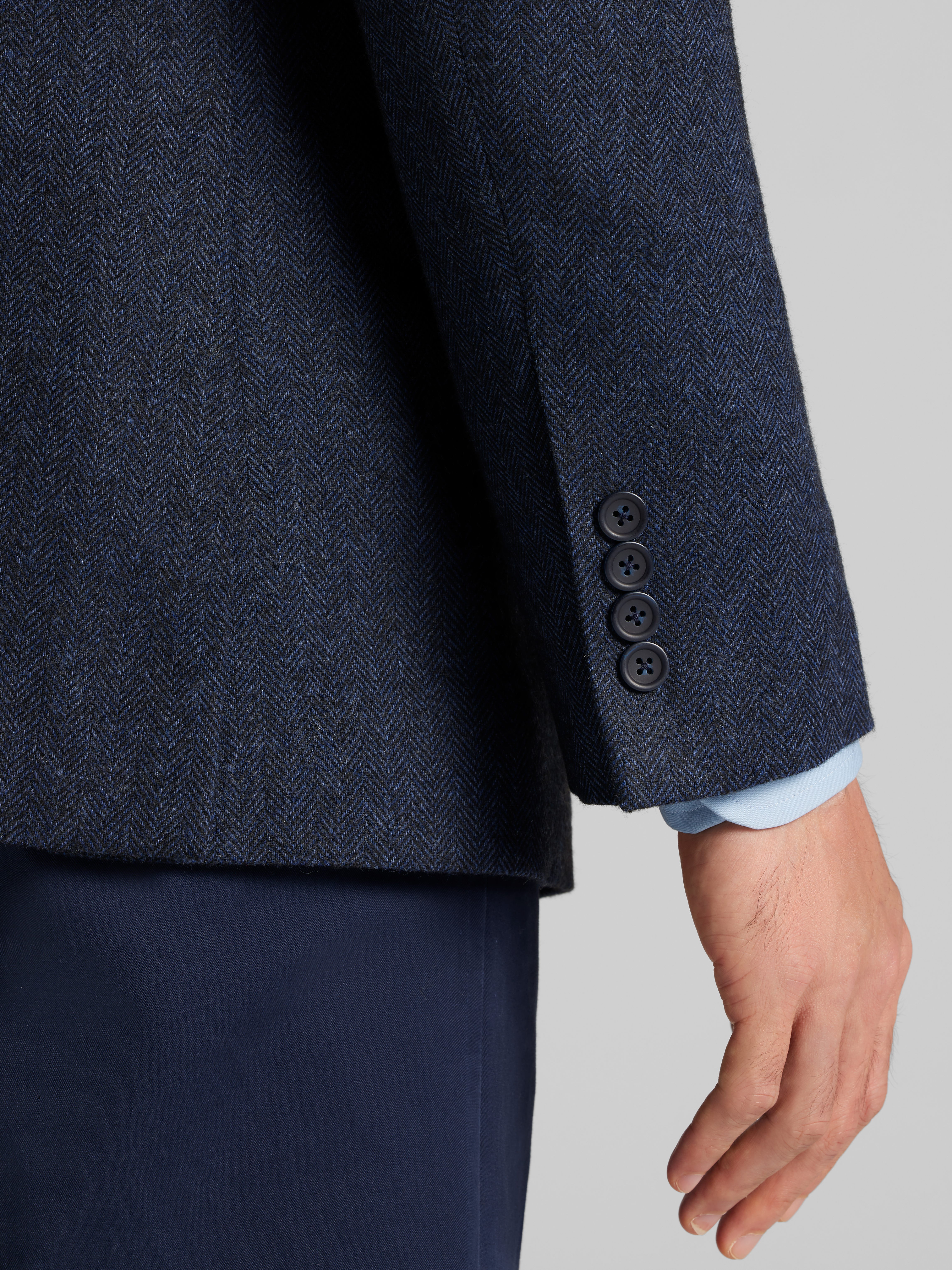 Modern Fit Herringbone Jacket