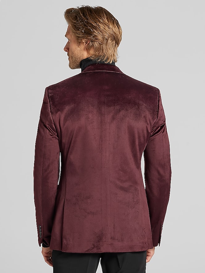 Egara Skinny Fit Velvet Dinner Jacket