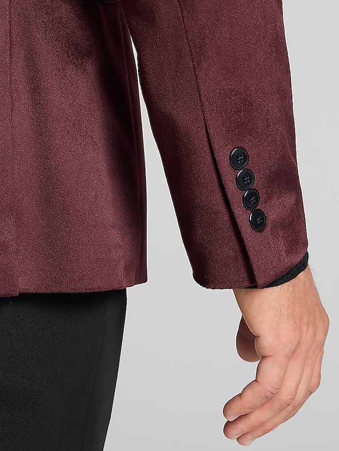 Egara Skinny Fit Velvet Dinner Jacket