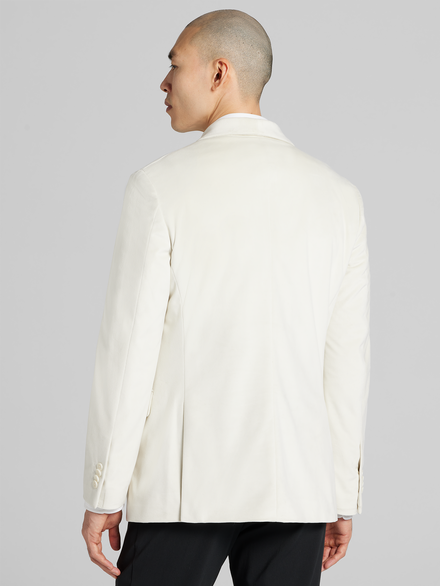 Modern Fit Shawl Lapel Velvet Sport Coat