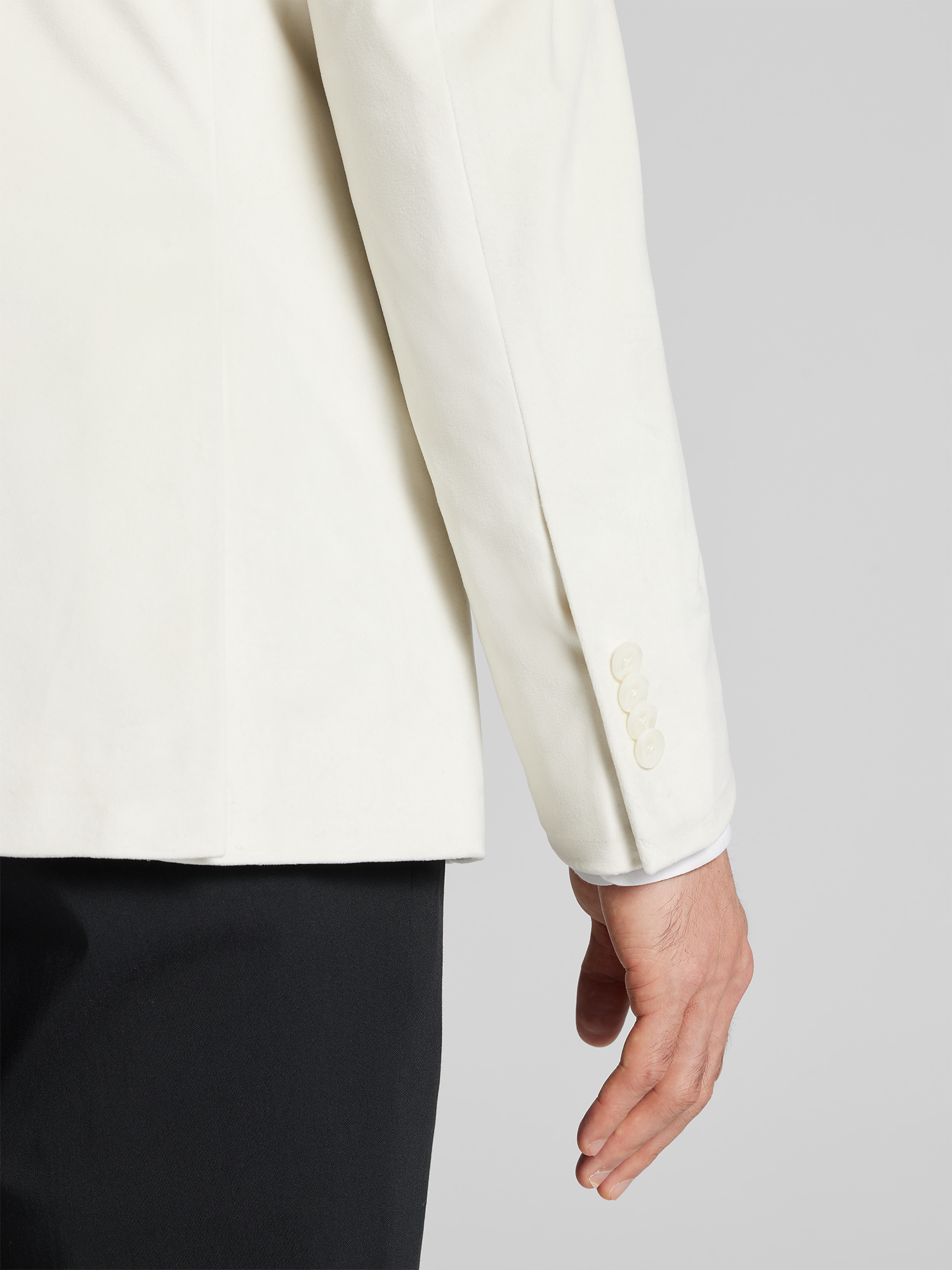 Modern Fit Shawl Lapel Velvet Sport Coat