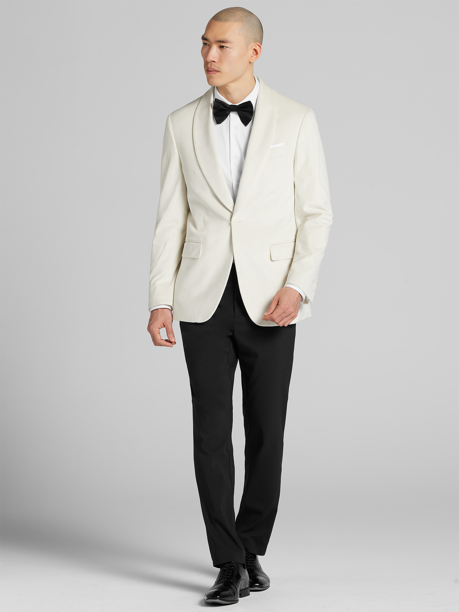 Modern Fit Shawl Lapel Velvet Sport Coat