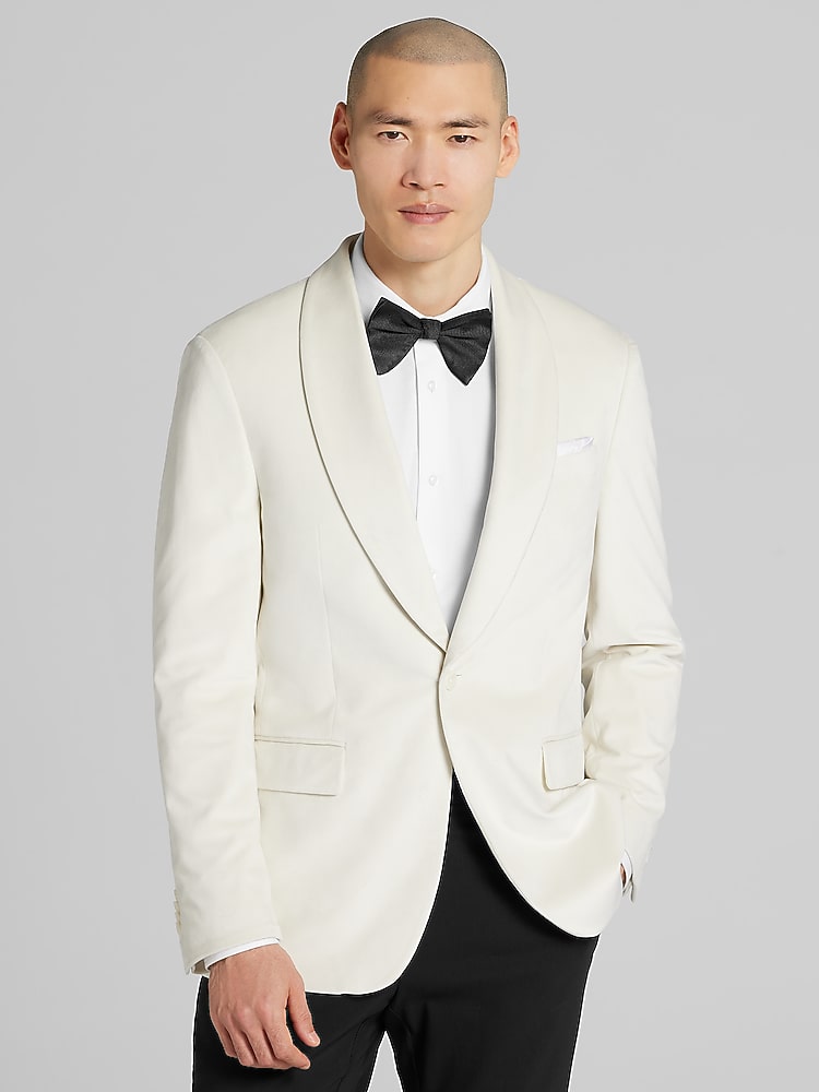 Joseph Abboud Modern Fit Shawl Lapel Velvet Sport Coat