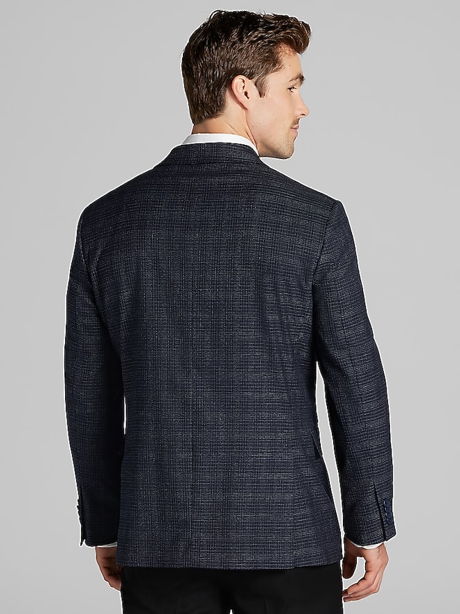Awearness Kenneth Cole Slim Fit Grid Sport Coat