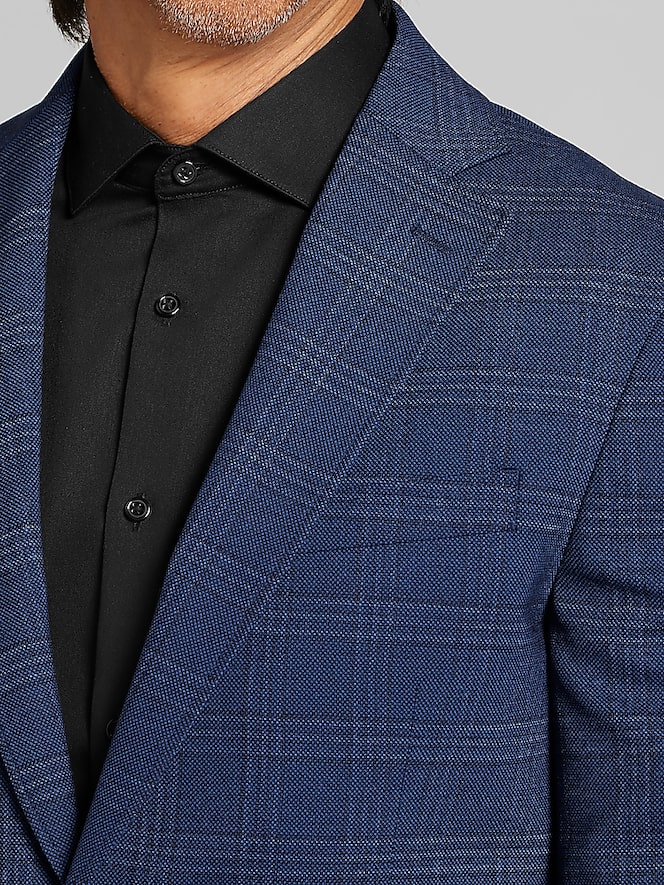 Wilke-Rodriguez Modern Fit Windowpane Sport Coat