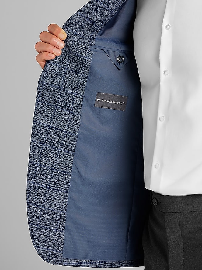 Wilke-Rodriguez Modern Fit Plaid Sport Coat