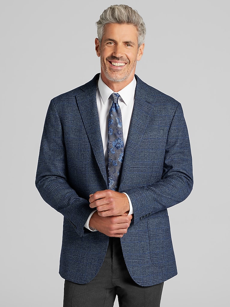 Wilke-Rodriguez Modern Fit Plaid Sport Coat