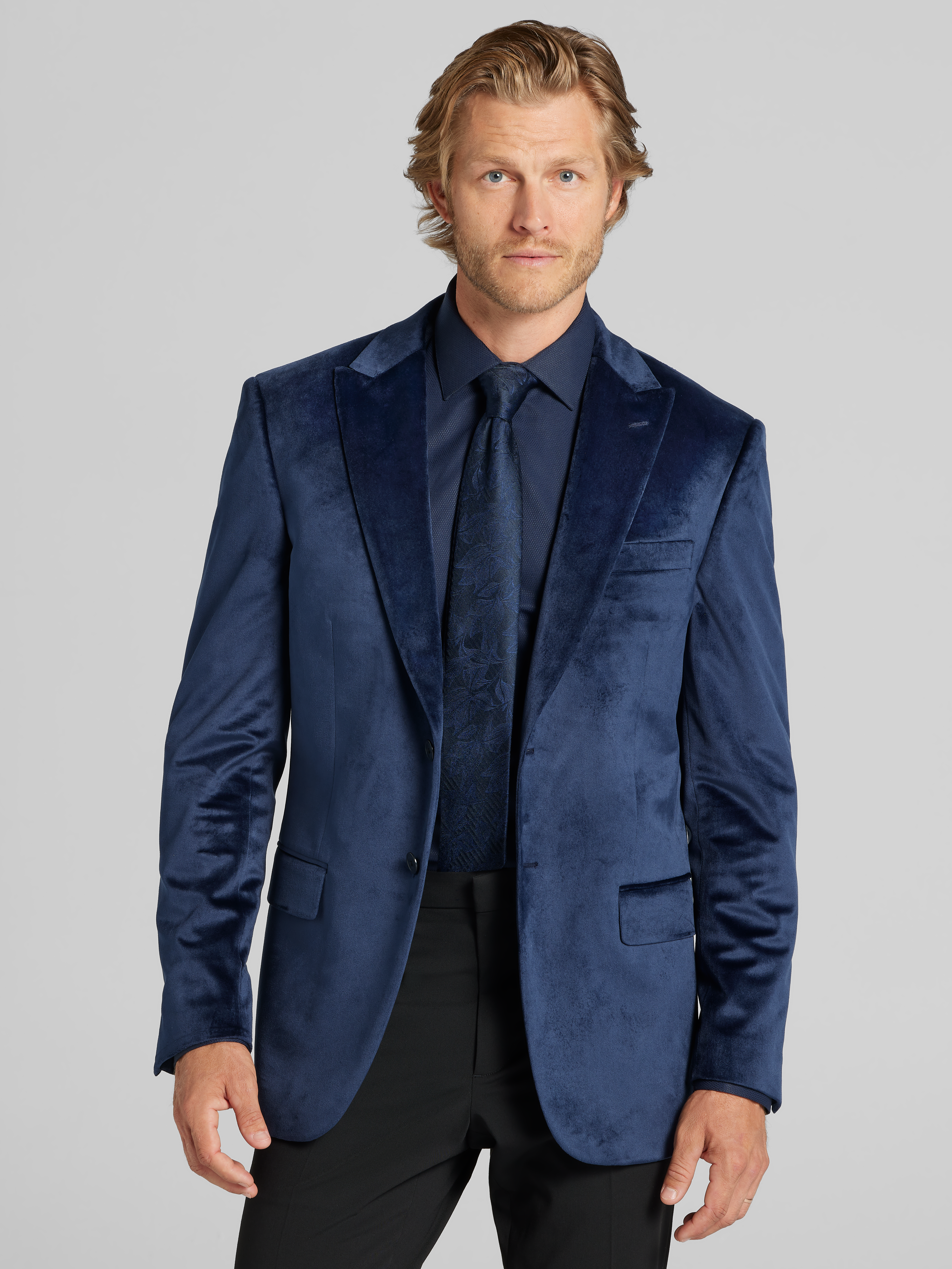 Slim Fit Velvet Dinner Jacket