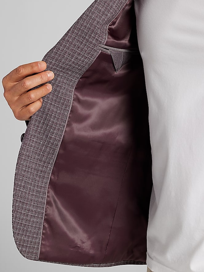 Calvin Klein Slim Fit Wool Blend Check Sport Coat