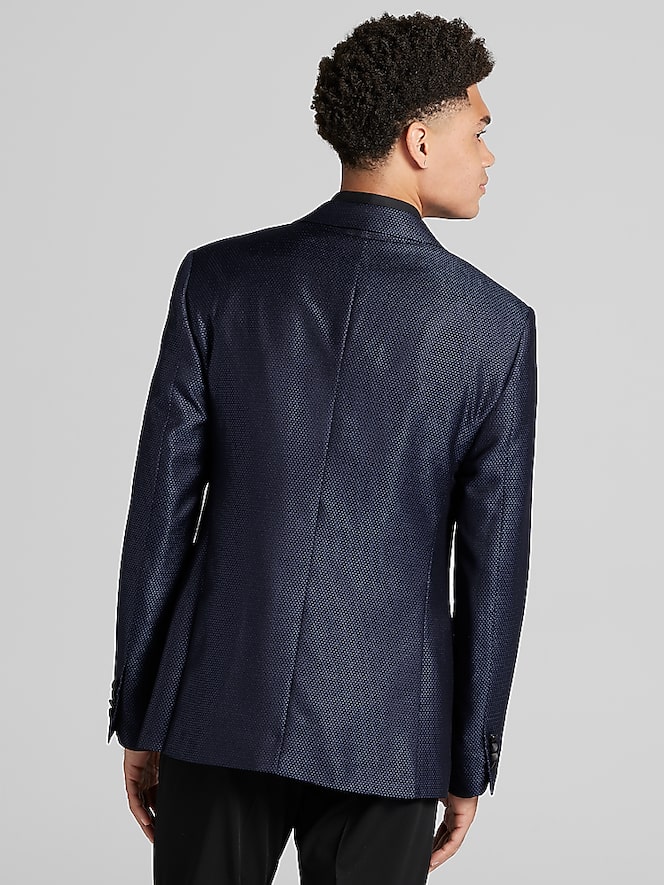 Egara Skinny Fit Tic Dinner Jacket
