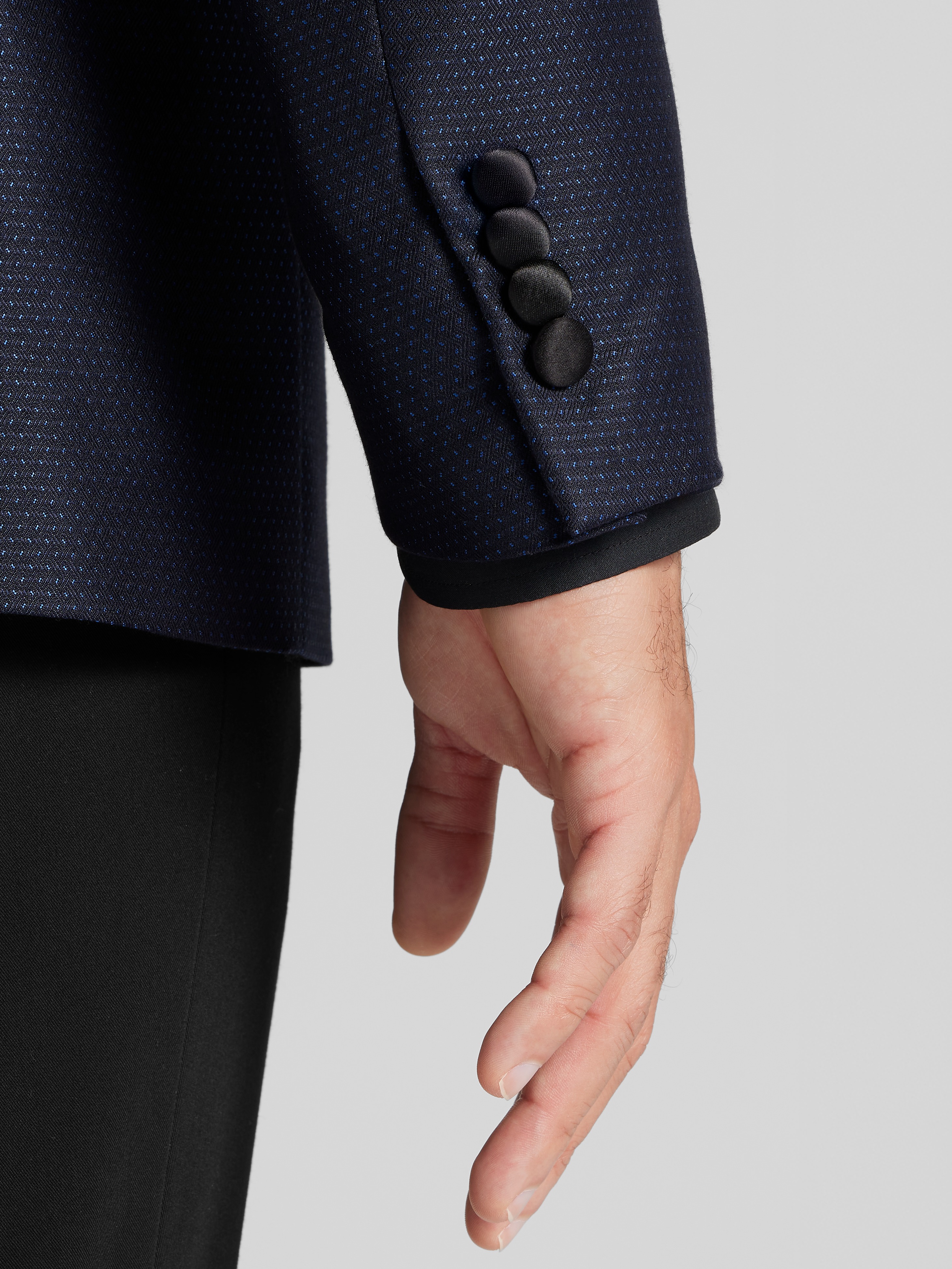 Skinny Fit Tic Dinner Jacket