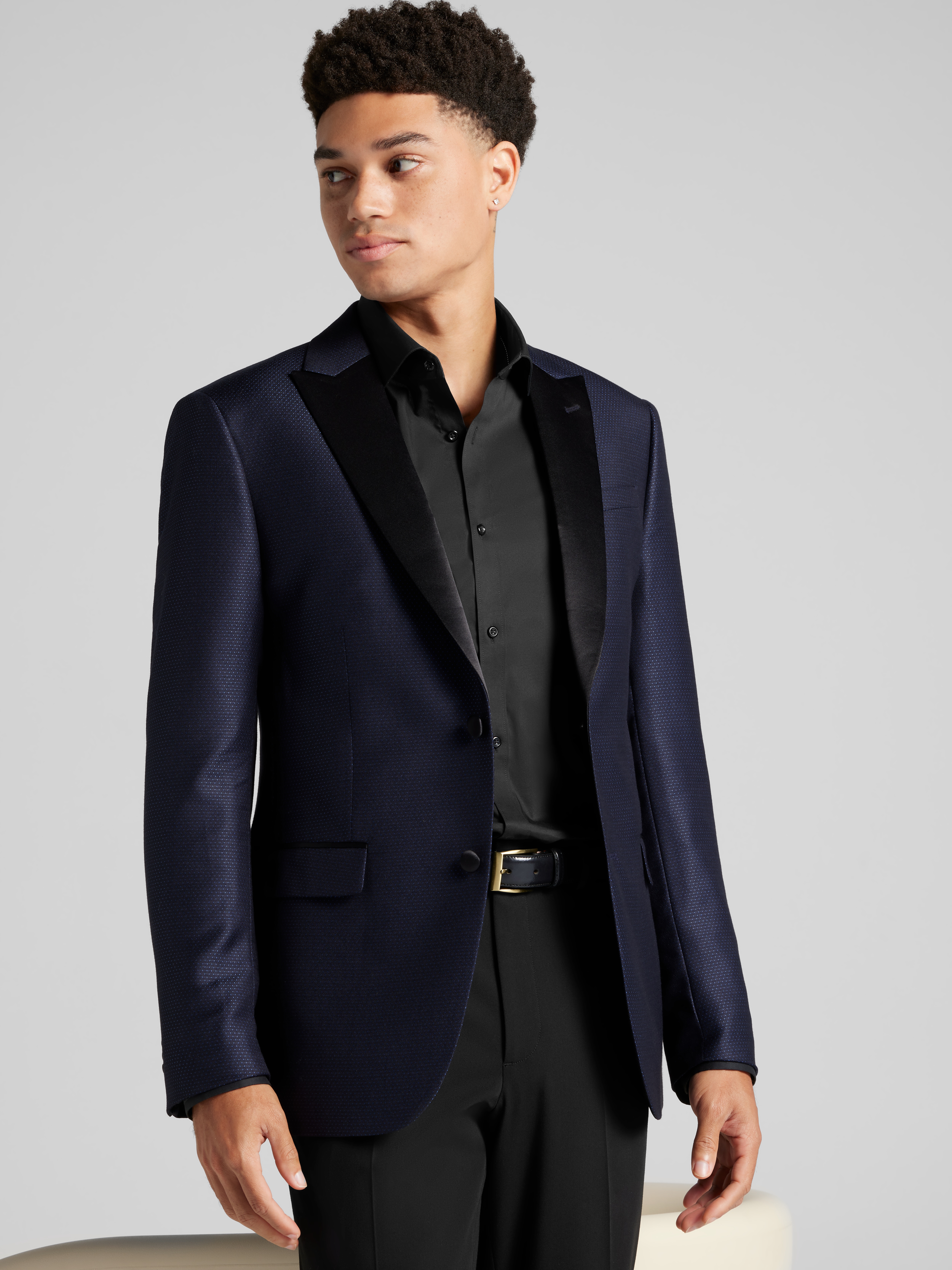 Skinny Fit Tic Dinner Jacket