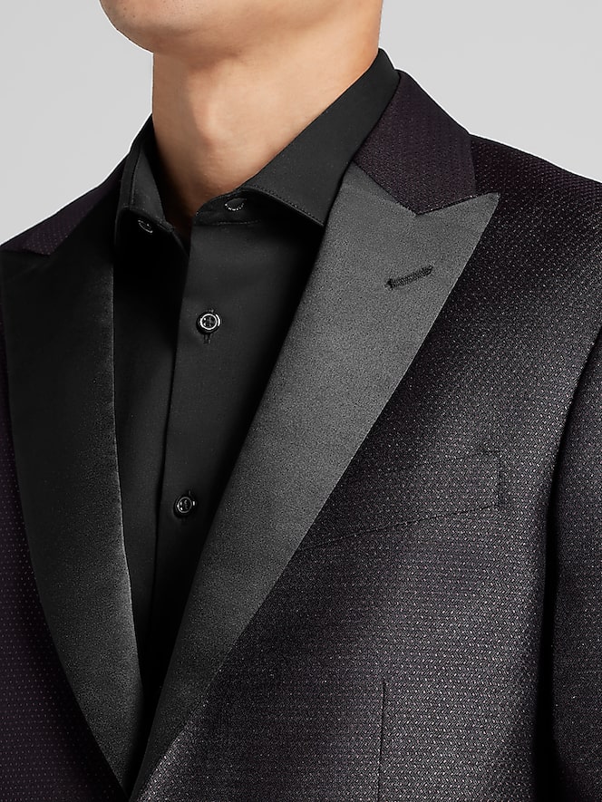 Egara Slim Fit Satin Lapel Dinner Jacket