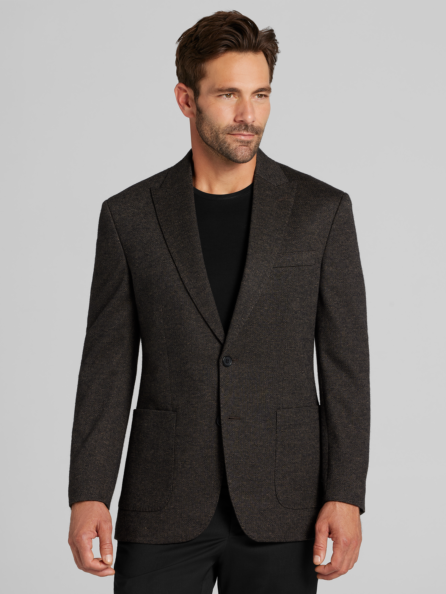 Joseph Abboud Modern Fit Tic Sport Coat, Brown Tic | Men's Wearhouse