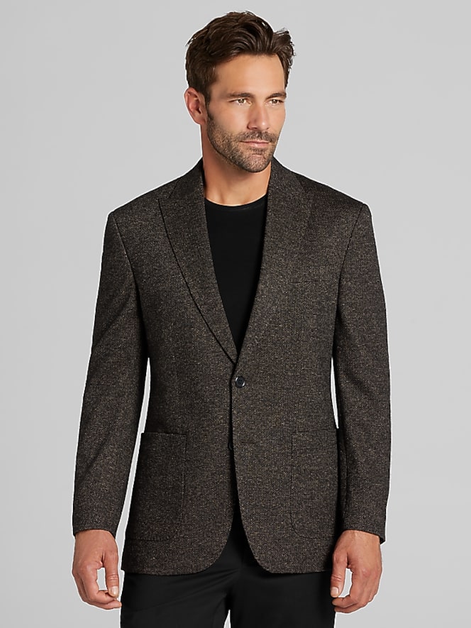 Joseph Abboud Modern Fit Tic Knit Sport Coat