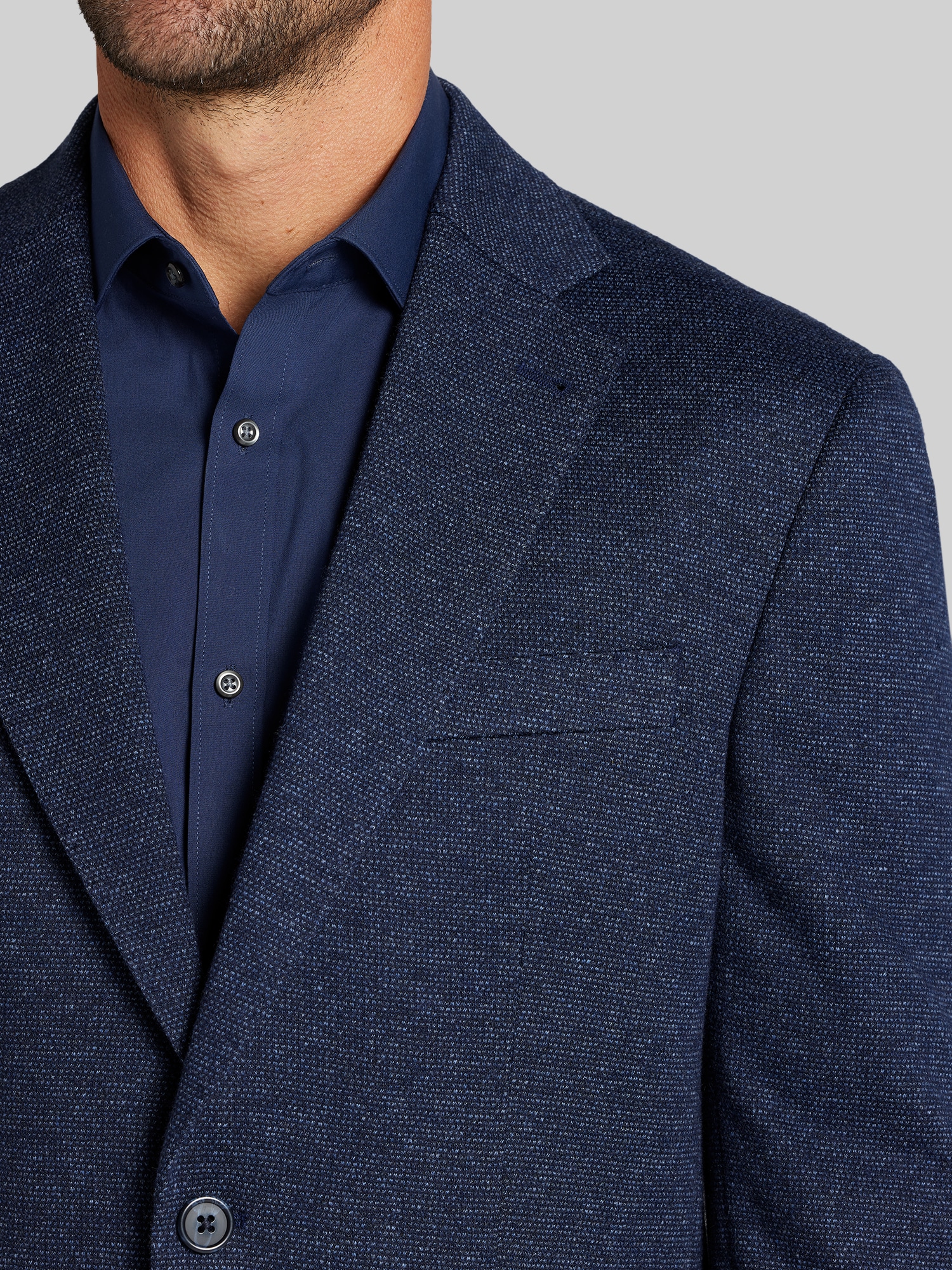 Modern Fit Tic Knit Sport Coat