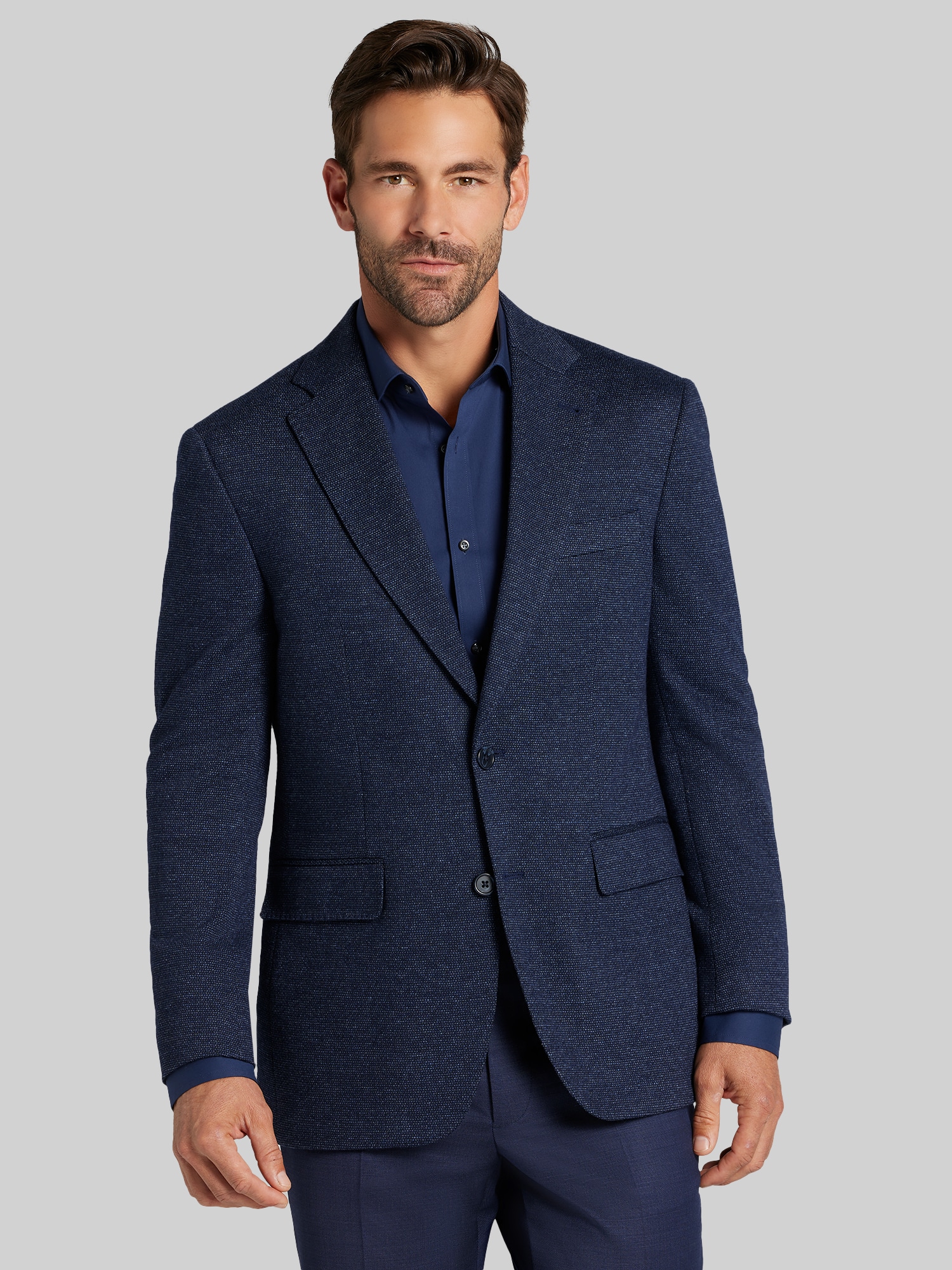 Modern Fit Tic Knit Sport Coat