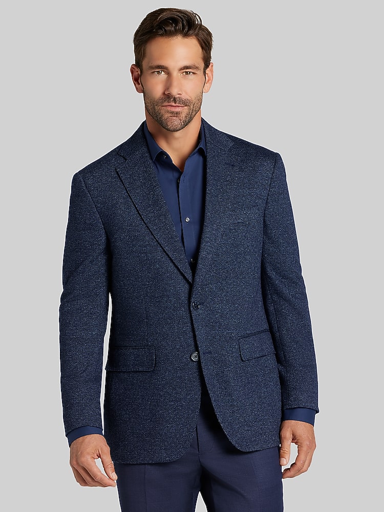 Joseph Abboud Modern Fit Tic Sport Coat, Blue Tic | Men's Wearhouse