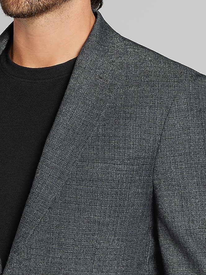 Calvin Klein Slim Fit Wool Blend Check Sport Coat