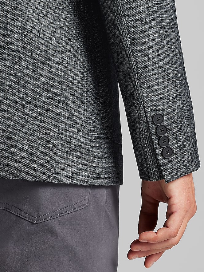 Calvin Klein Slim Fit Wool Blend Check Sport Coat
