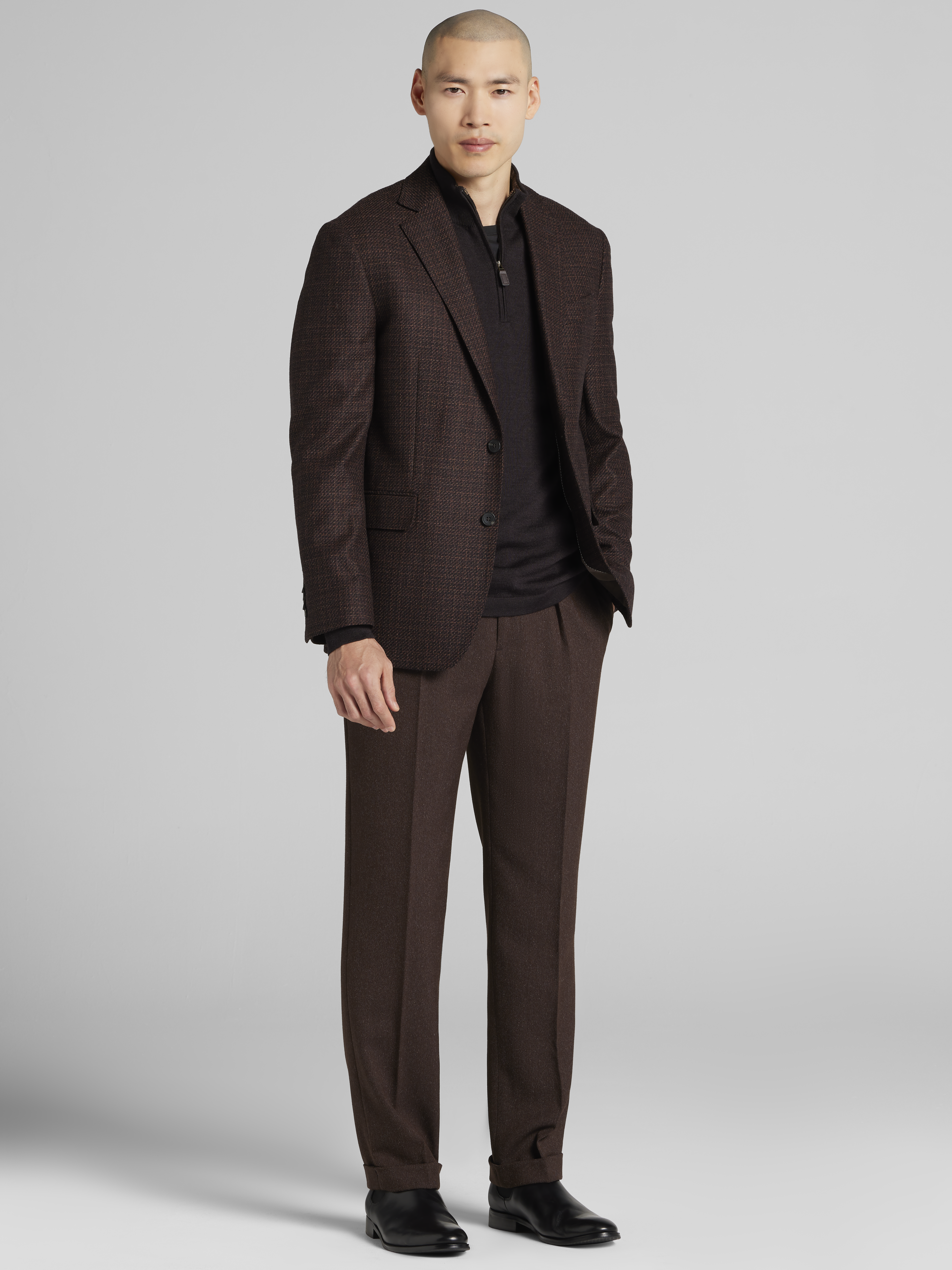 Modern Fit Wool Twill Sport Coat
