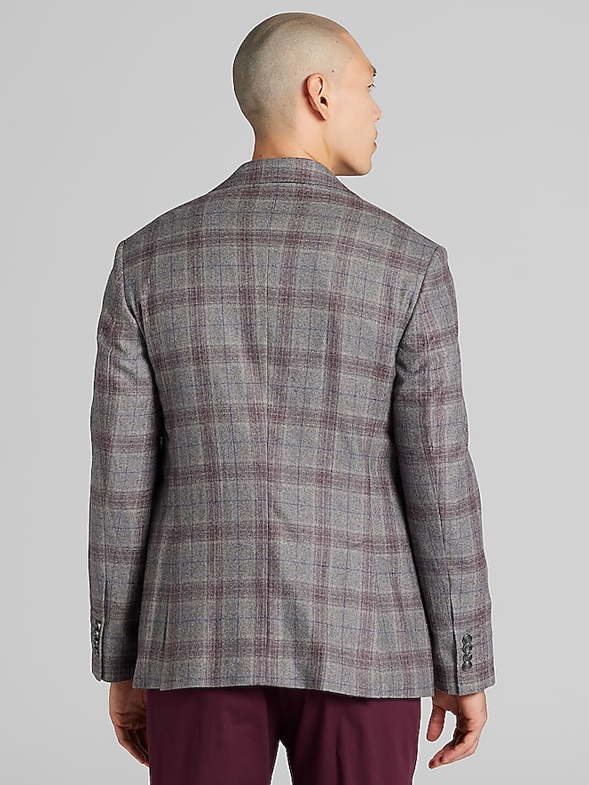 Joseph Abboud Modern Fit Plaid Sport Coat